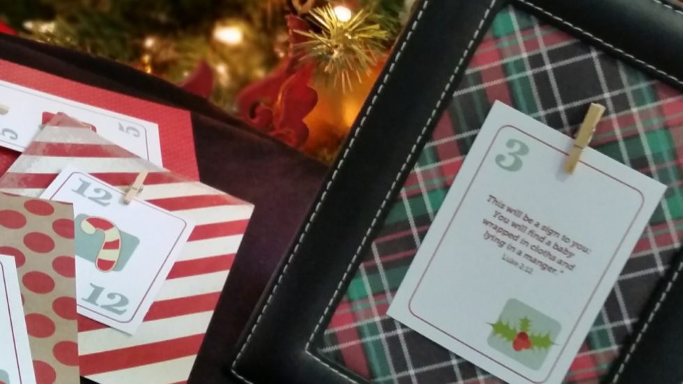 Christmas Advent Countdown Craft