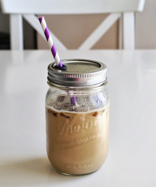 Mason Jar Makeover and Iced Coffee